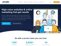 Desktop screenshot for prontomarketing.com
