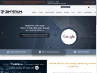 Desktop screenshot for zimperium.com