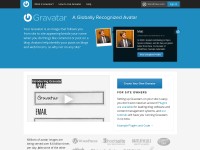 Desktop screenshot for gravatar.com