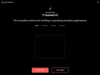 Desktop screenshot for serverless.com