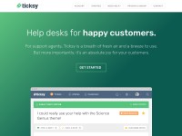 Desktop screenshot for ticksy.com