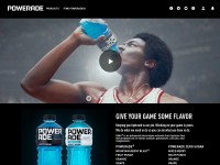 Desktop screenshot for powerade.com