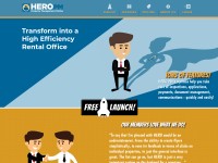 Desktop screenshot for heropm.com