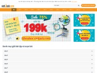 Desktop screenshot for vietjack.com