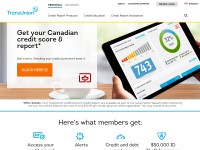 Desktop screenshot for transunion.ca