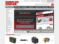 Desktop screenshot for surpluscenter.com
