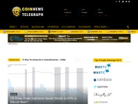 Desktop screenshot for coinnewstelegraph.com