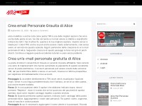 Desktop screenshot for alicemailpersonale.com