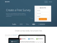 Desktop screenshot for survio.com