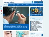 Desktop screenshot for gesundheit.de