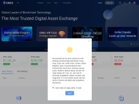 Desktop screenshot for okex.com