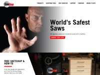 Desktop screenshot for sawstop.com