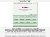 Desktop screenshot for getcalc.com