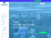 Desktop screenshot for cyracom.com