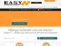 Desktop screenshot for easy-hebergement.net