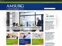 Desktop screenshot for amsurg.com