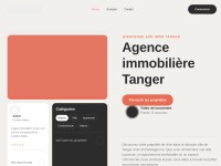 Desktop screenshot for immotanger.ma