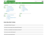 Desktop screenshot for mcqquestions.net