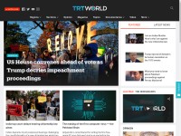 Desktop screenshot for trtworld.com