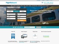 Desktop screenshot for flightnetwork.com
