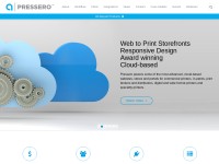 Desktop screenshot for pressero.com