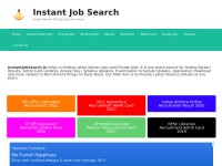 Desktop screenshot for instantjobsearch.in