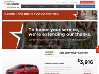 Desktop screenshot for gmmilitarydiscount.com