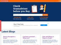 Desktop screenshot for scamadviser.com