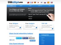 Desktop screenshot for 100widgets.com