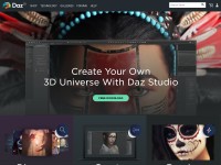 Desktop screenshot for daz3d.com