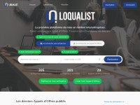 Desktop screenshot for loqualist.fr