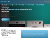 Desktop screenshot for technikos.lt