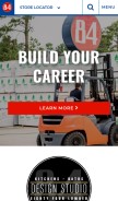 How 84lumber.com looks like on a mobile device such as an iPhone.