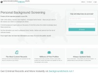 Desktop screenshot for backgroundcheck.run