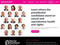 Desktop screenshot for plannedparenthoodaction.org