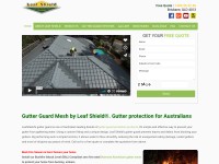Desktop screenshot for leafshield.net.au