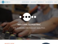 Desktop screenshot for podtrac.com