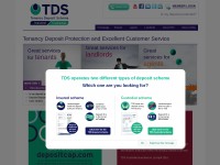 Desktop screenshot for tenancydepositscheme.com