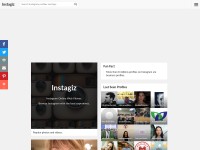Desktop screenshot for instagiz.com