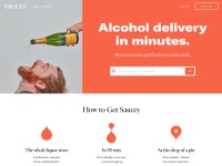 Desktop screenshot for saucey.com