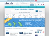 Desktop screenshot for infogreffe.com