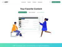 Desktop screenshot for lbry.com