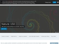 Desktop screenshot for springernature.com
