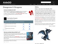 Desktop screenshot for aidedd.org