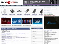 Desktop screenshot for techpowerup.com