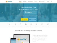 Desktop screenshot for pushify.com