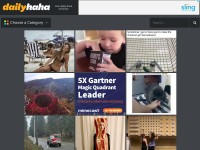 Desktop screenshot for dailyhaha.com