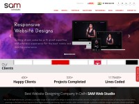 Desktop screenshot for samwebstudio.com