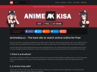 Desktop screenshot for animekisa.cc