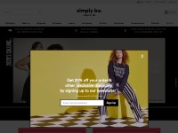 Desktop screenshot for simplybe.com